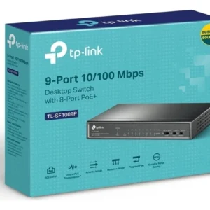 Switch Poe Tplink Tl-sf1009p 9 Puertos 10/100 8 Puertos Poe+