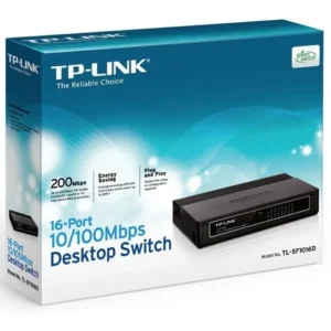 Tp-link, Switch De Escritorio 16 Puertos 10/100, Tl-sf1016d