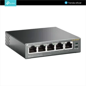 Tp-link, Switch Escritorio Poe, 5 Puertos 10/100, Tl-sf1005p